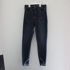 American Eagle Super High Rise Jegging Crop Jeans